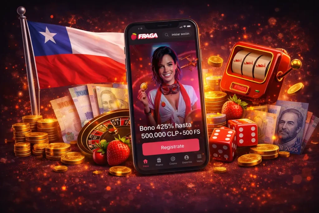 Aplicación móvil de Fraga Casino Chile
